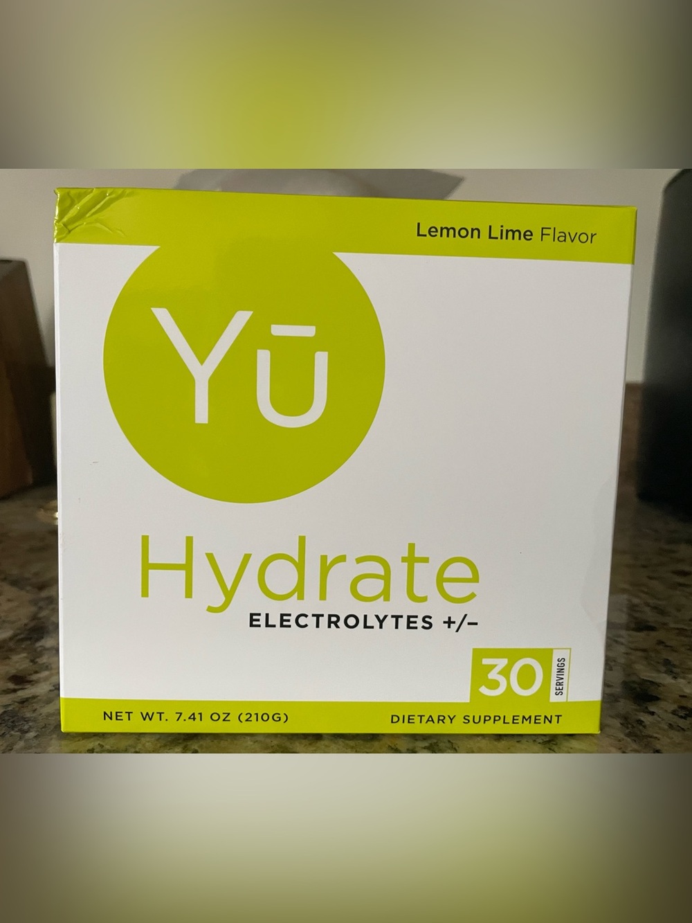 Yū Hydrate Electrolytes Lemon Lime - 30 Servings
